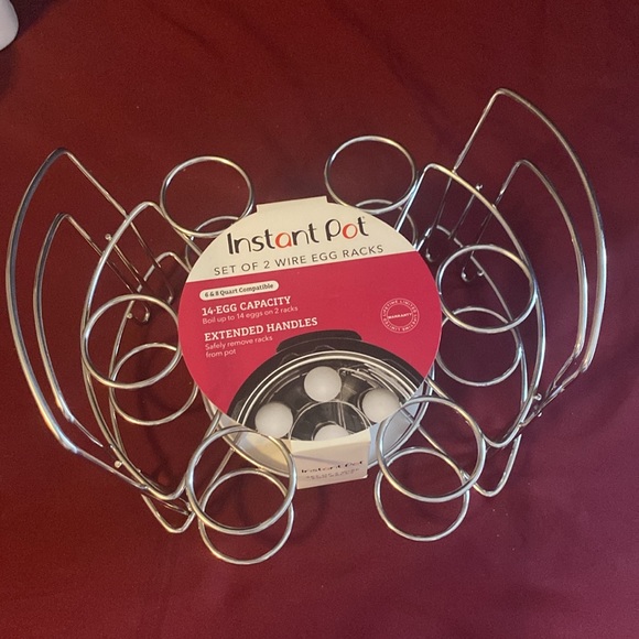 instant pot Kitchen Instant Pot Wire Egg Racks Set Of 2 4 Egg